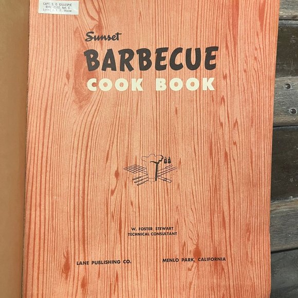 Vintage 1950s Sunset Barbecue Cook Book 251 Tested Recipes 37 Souces and Marinad - Picture 2 of 9